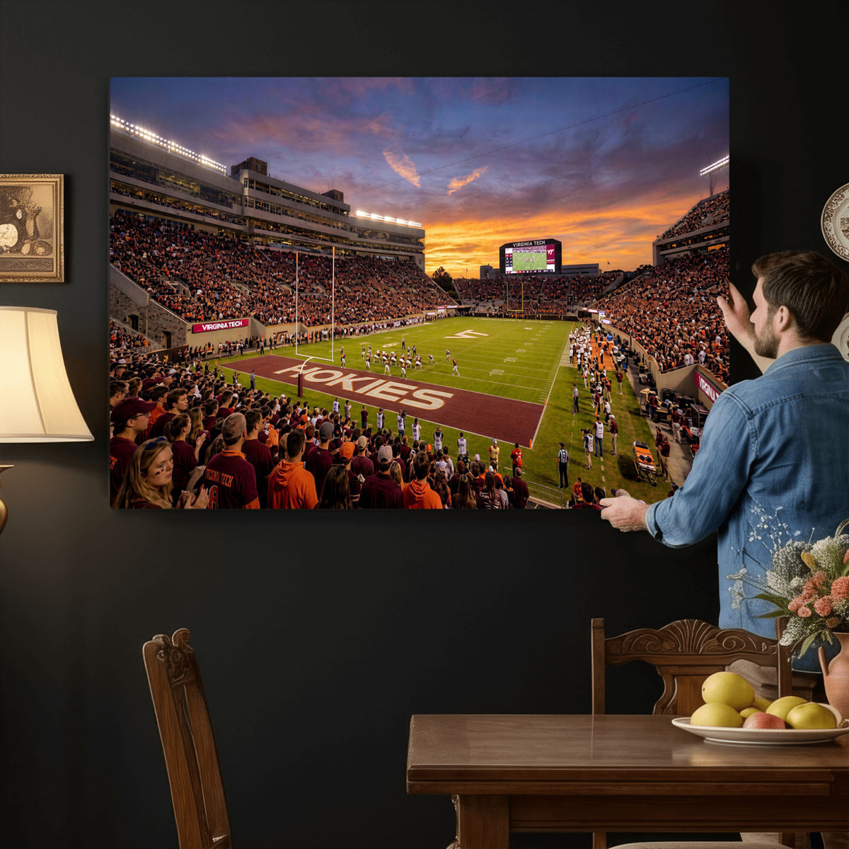 87141841-MGV-CV-36X24 - Stadium Wall Art Canvas Print
