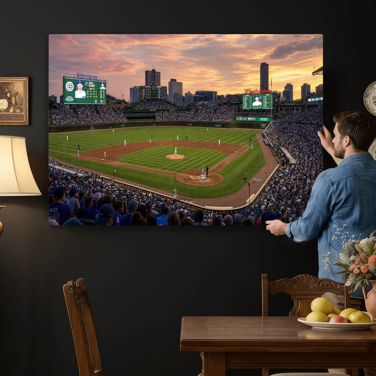 41641466-MGV-CV-36X24 - Stadium Wall Art Canvas Print