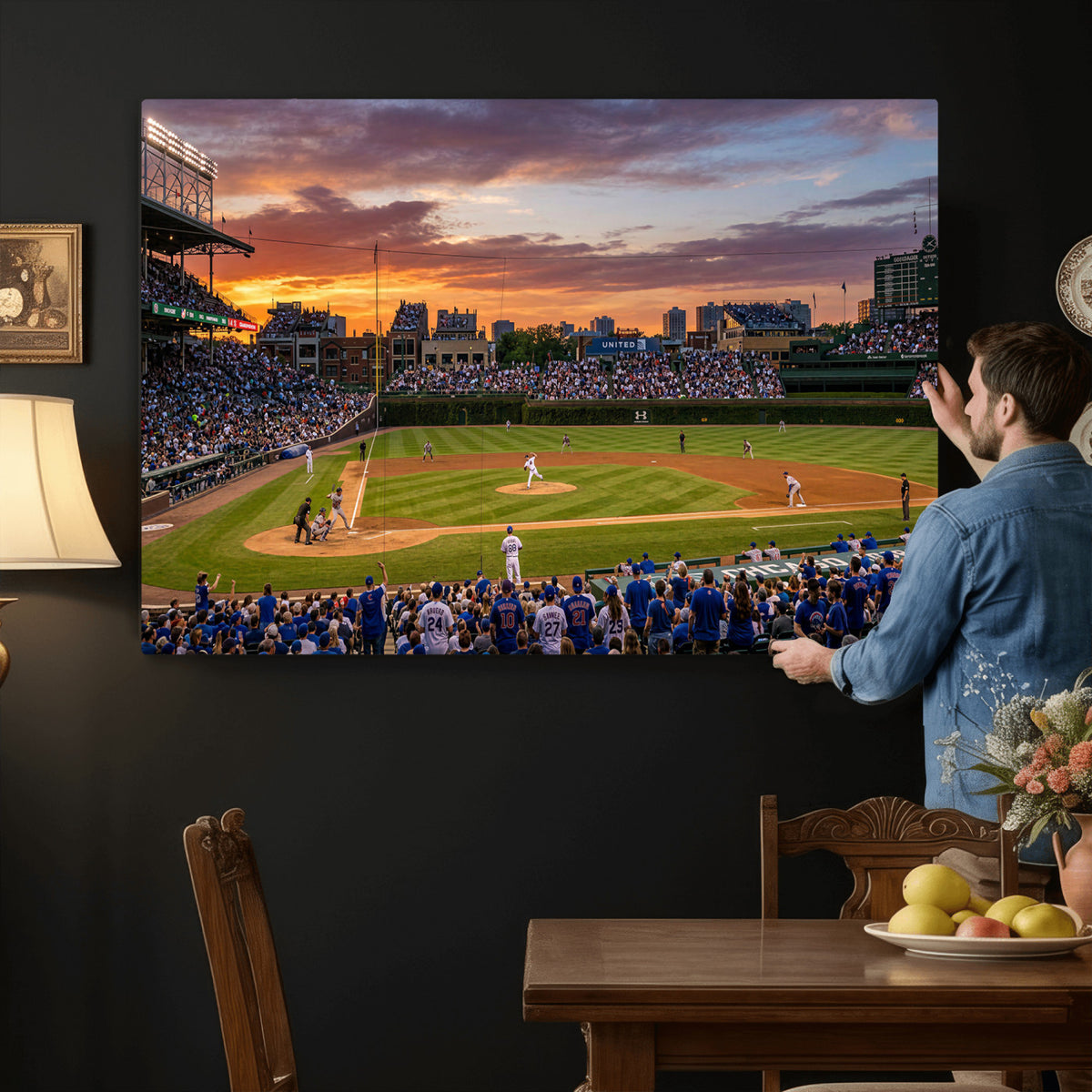 71103551-MGV-CV-36X24 - Stadium Wall Art Canvas Print