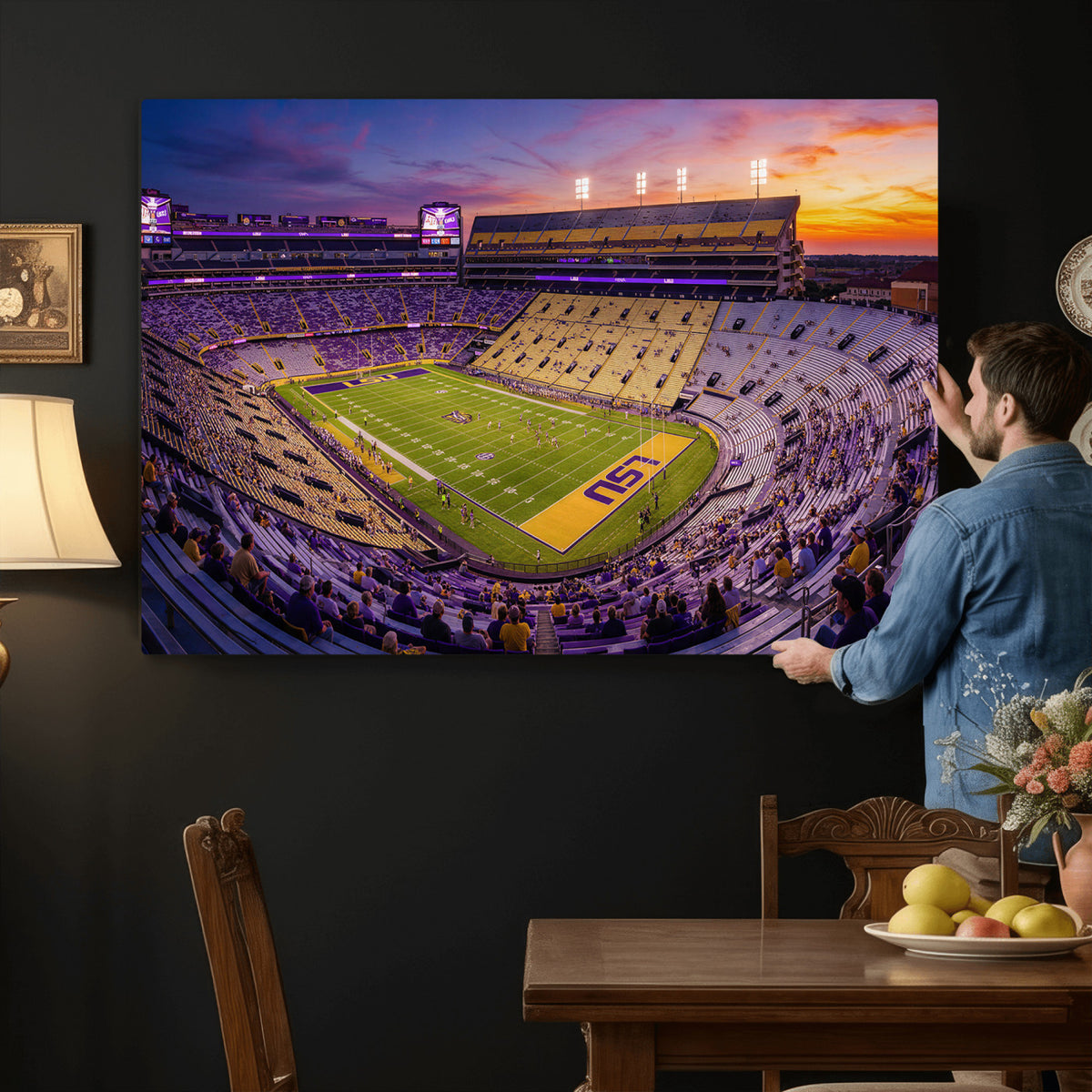21378512-MGV-CV-36X24 - Stadium Wall Art Canvas Print