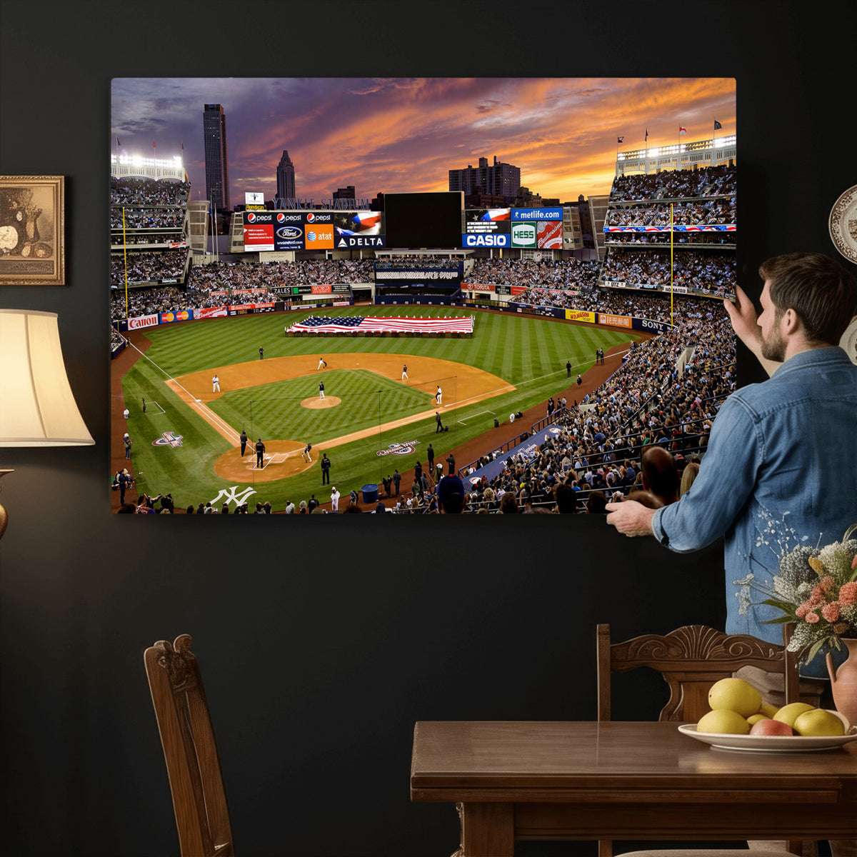 39000124-MGV-CV-36X24 - Stadium Wall Art Canvas Print