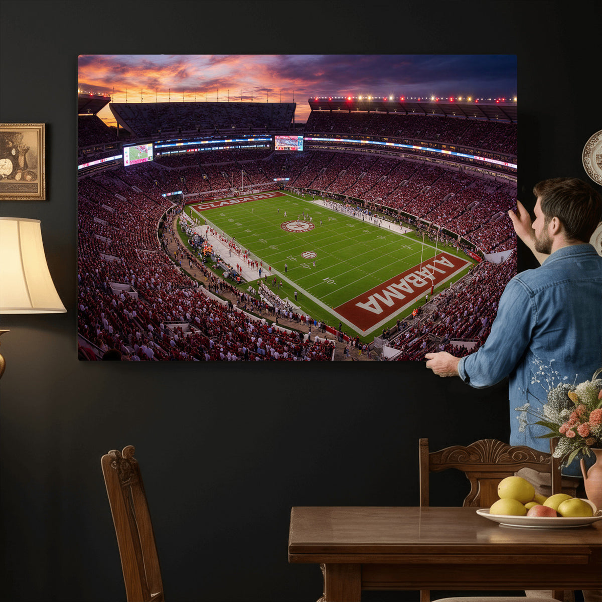 59537492-MGV-CV-36X24 - Stadium Wall Art Canvas Print
