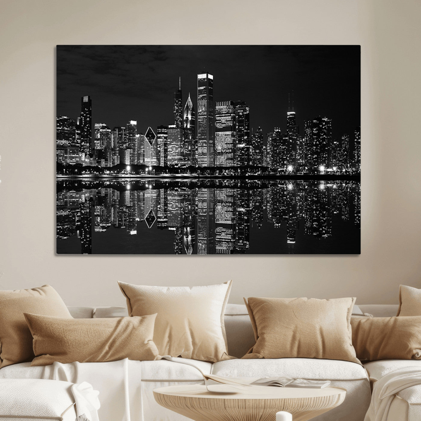 15050-MGV-CV-36X24-Chicago Wall Art Canvas Print