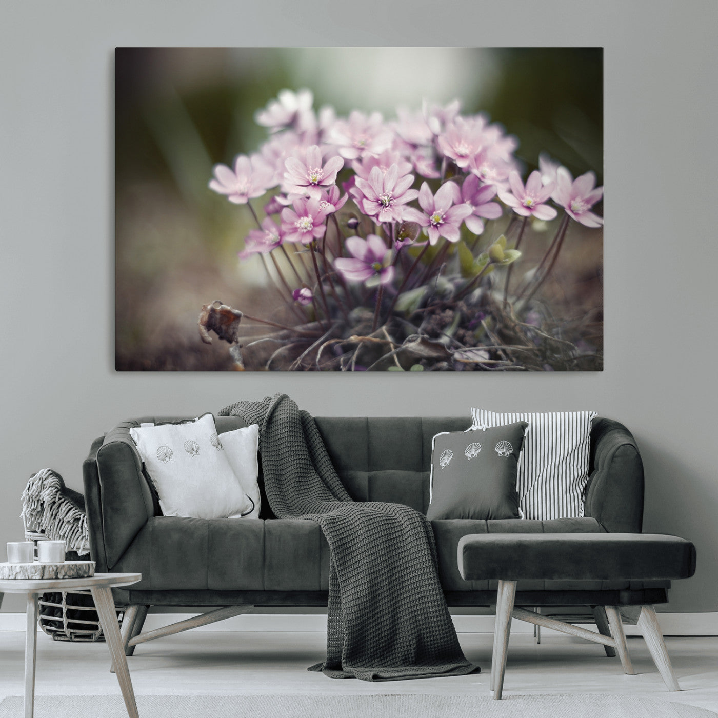 MGV-CV-36X24 - Pink Wild Flower Canvas Print