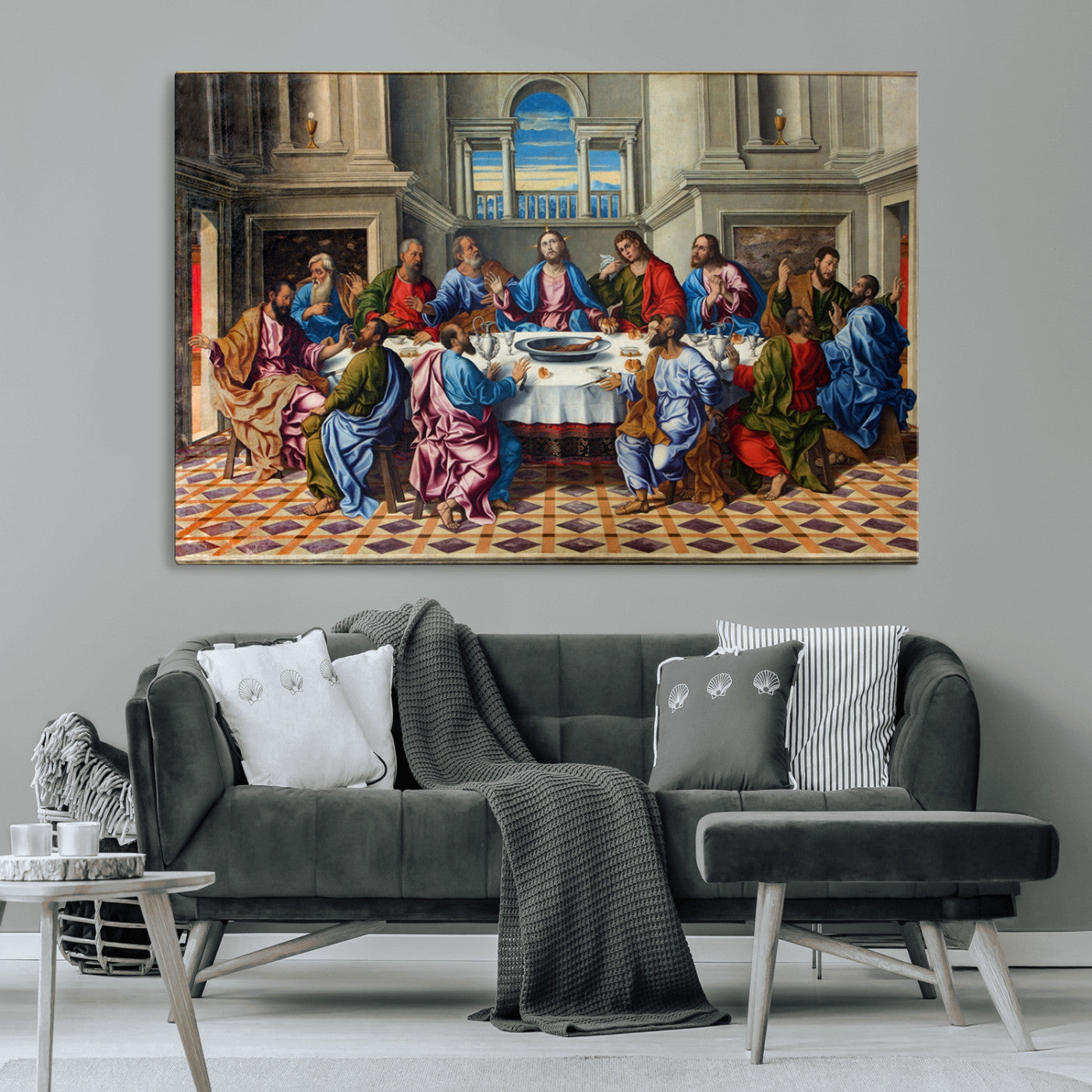 MGV-CV-36X24 - The Last Supper Multi Panel Canvas Wall Art