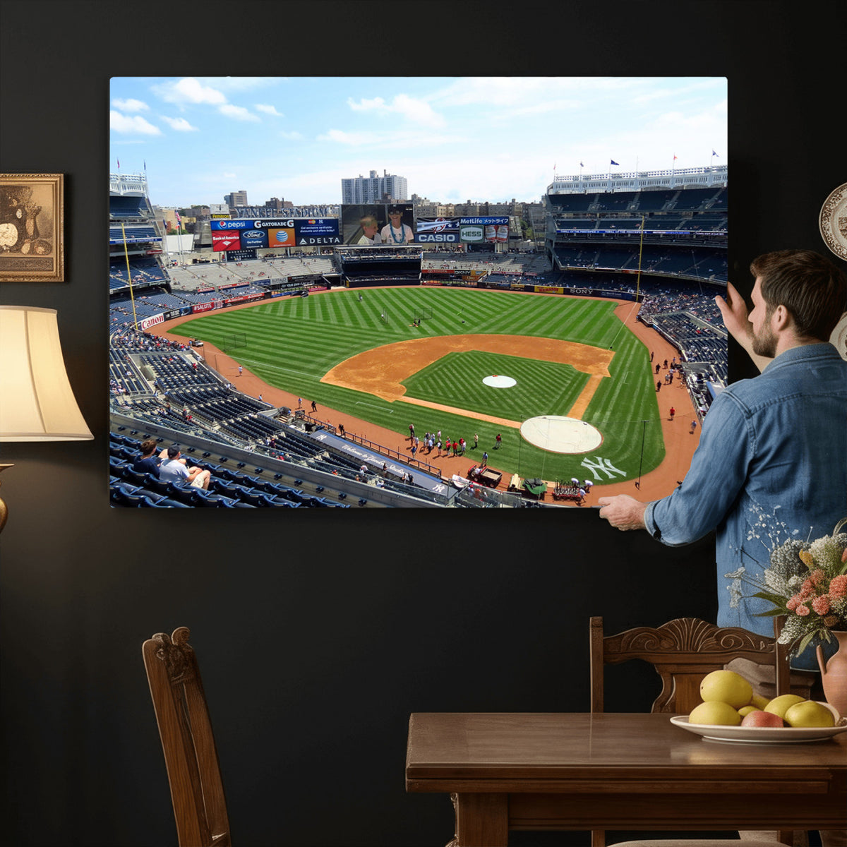 98047-MGV-CV-36X24 - Buffalo Bills Stadium Wall Art, Buffalo Bills Decor, NFL Fan Gift