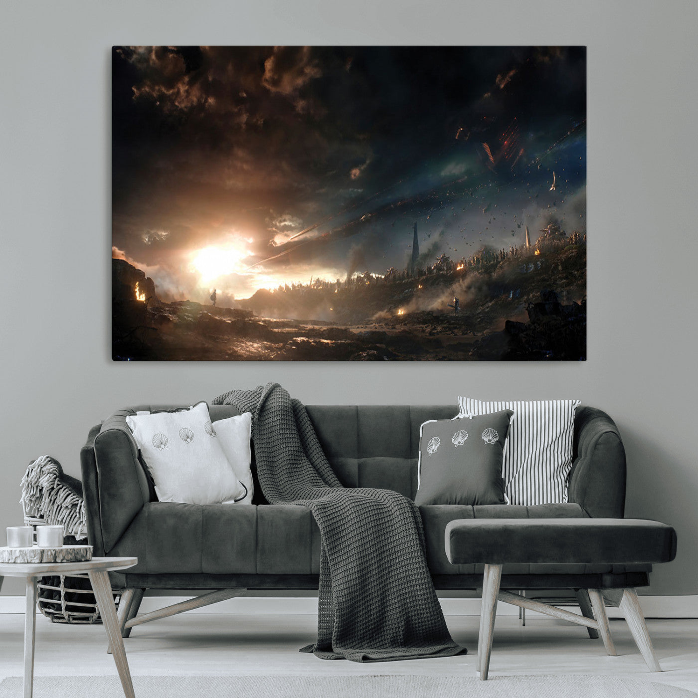 MGV-CV-36X24 - Avengers Planet Wall Art Canvas Print