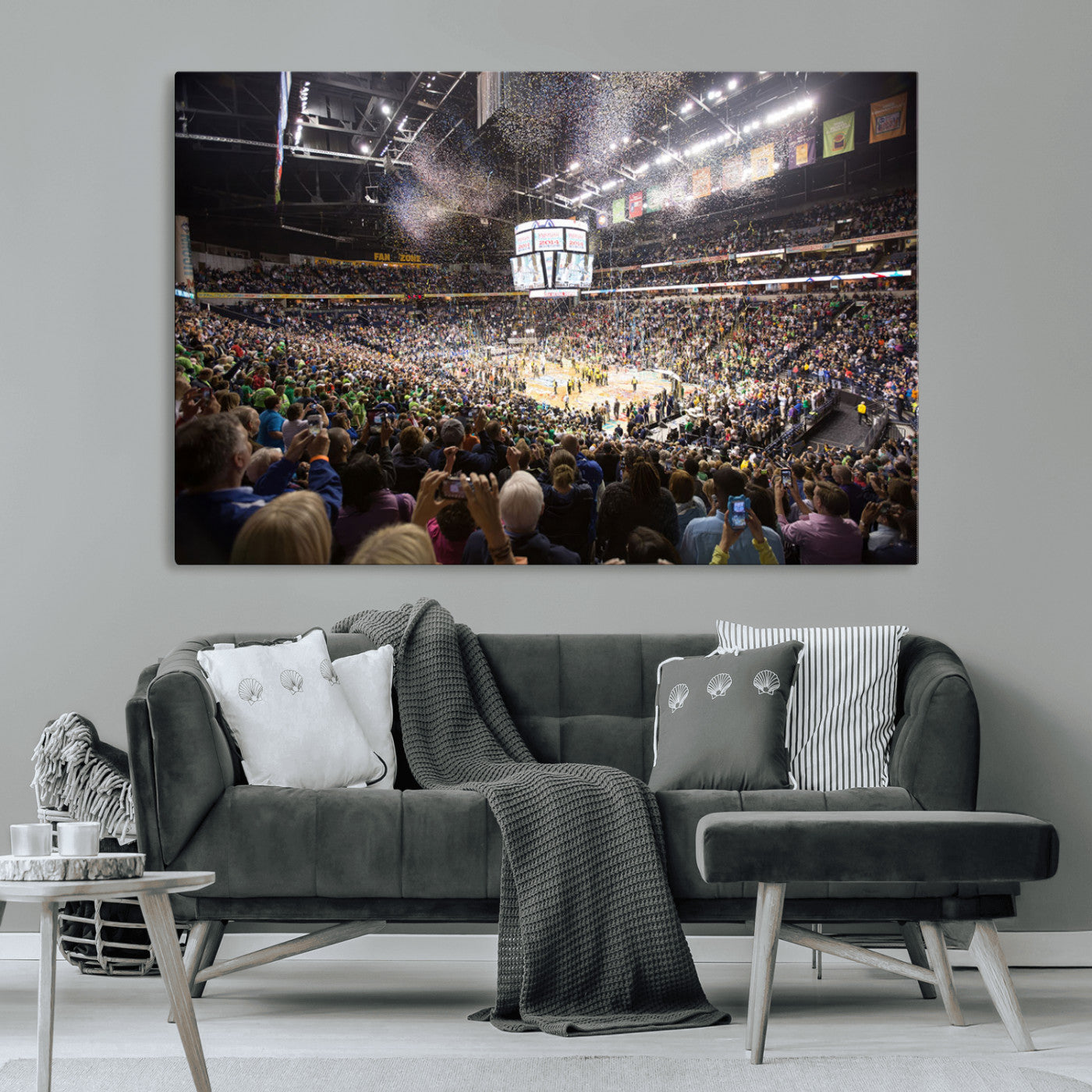 MGV-CV-36X24 - Bridgestone Arena Wall Art Canvas | Nashville Predators Hockey Team Print | Canvas Print | Ready to
