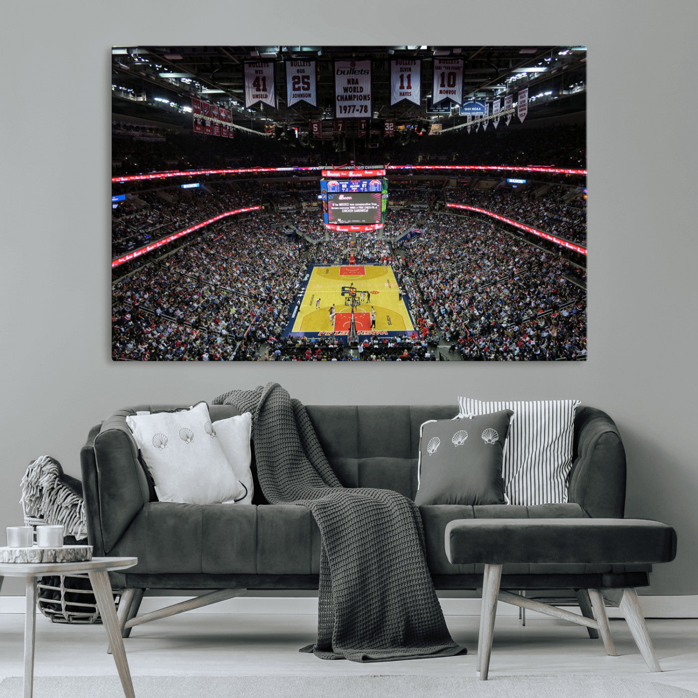 MGV-CV-36X24 - Capital One Arena Stadium Wall Art | Canvas Print | Ready to Hang | Washington D.C. Sports Decor