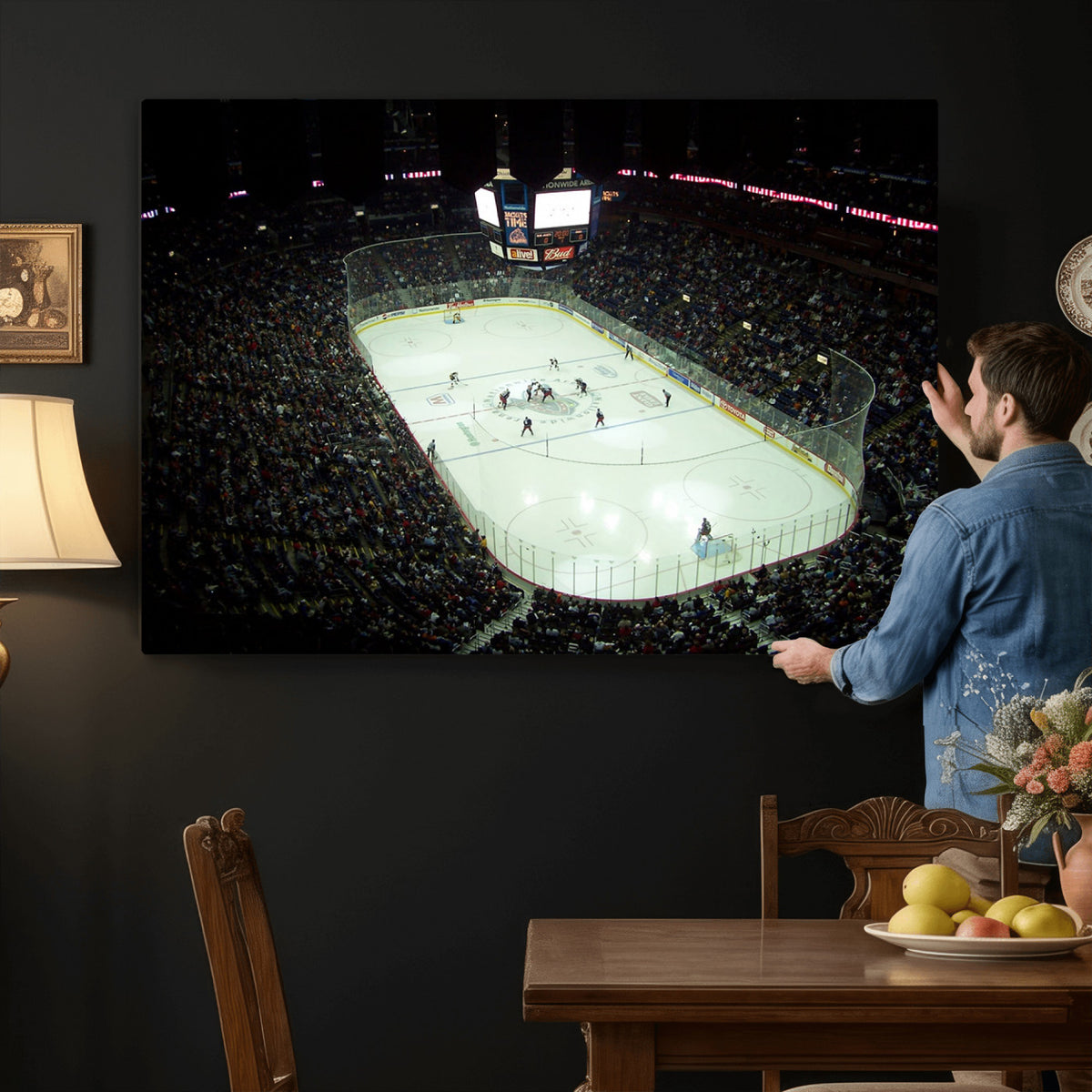 38823-MGV-CV-36X24 - Nationwide Arena Ohio Columbus Blue Jackets Hockey Stadium