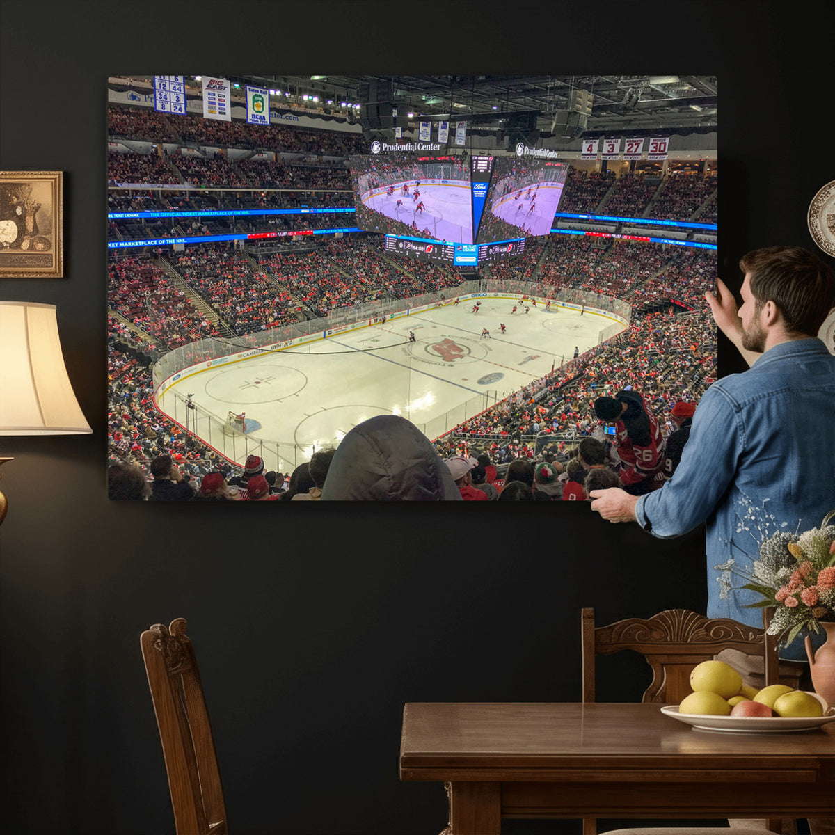 29638-MGV-CV-36X24 - Prudential Center Newark New Jersey Devils Hockey Stadium