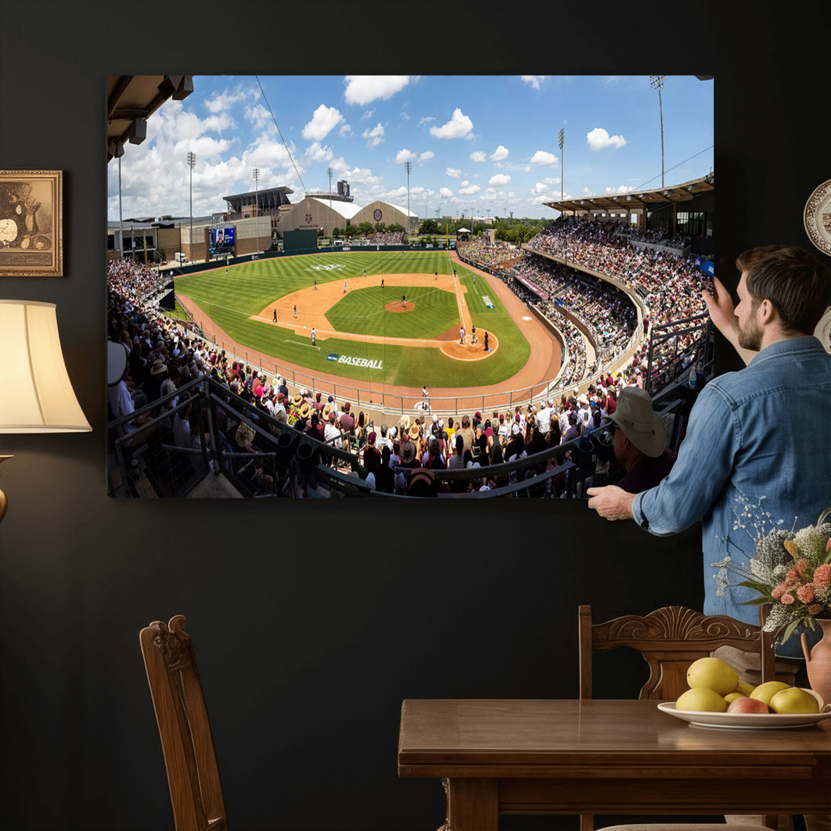80409-MGV-CV-36X24 - The Texas A&M University Aggies Athletics Team Print