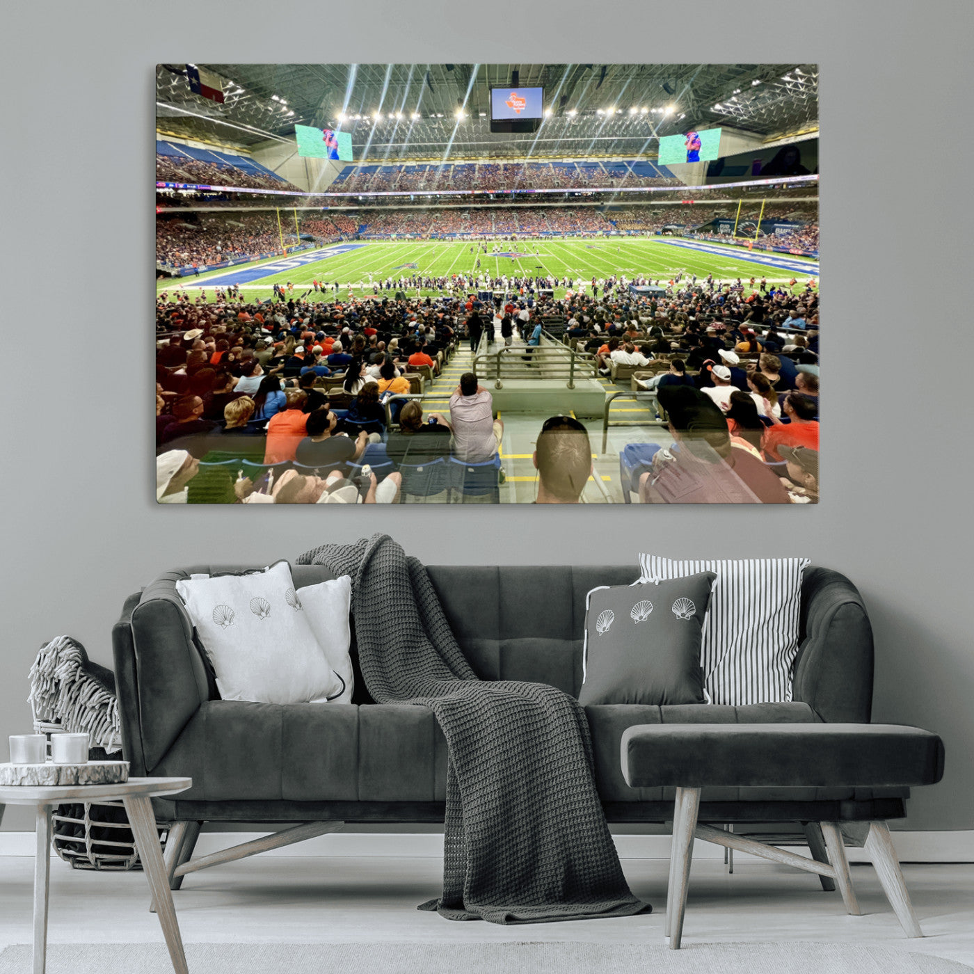 MGV-CV-36X24 - The University of Texas at San Antonio Roadrunners Football Team Print - San Antonio Alamodome Wall