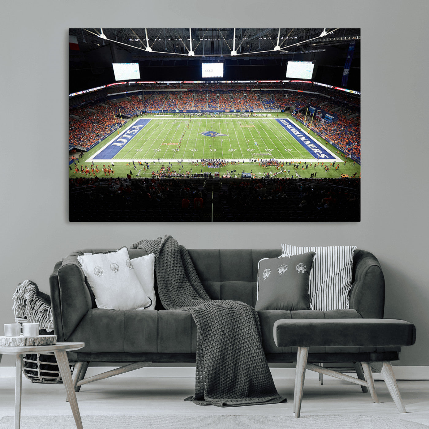 MGV-CV-36X24 - The University of Texas at San Antonio Roadrunners Football Team Print - San Antonio Alamodome Wall