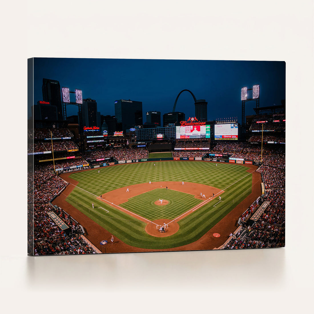 St. Louis Cardinals Baseball Team Print - Busch Stadium Wall Art
