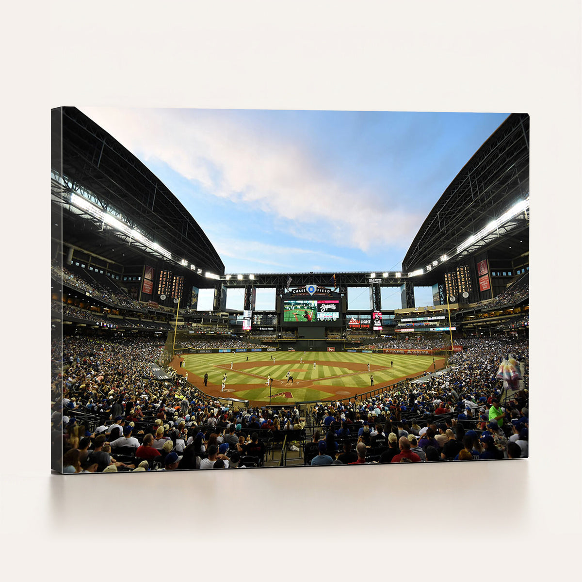 92672-MGV-CV-36X24 - Arizona Diamondbacks Team Print - Phoenix Chase Field