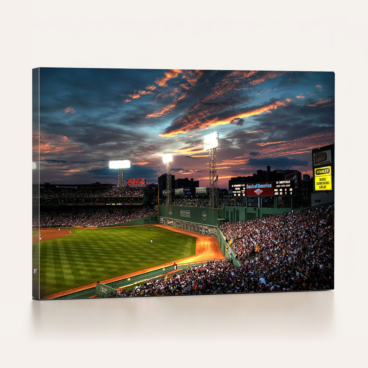 66781-MGV-CV-36X24 - Fenway Park Boston Massachusetts Stadium Wall Art Canvas Print