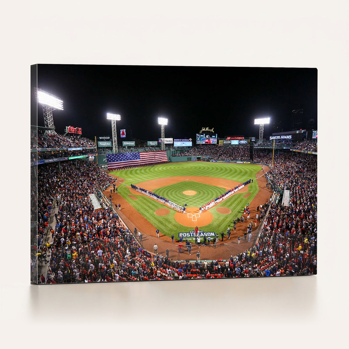 47365-MGV-CV-36X24 - Fenway Park Wall Art Canvas Print | Large Baseball Stadium Canvas for Boston Red Sox Fans