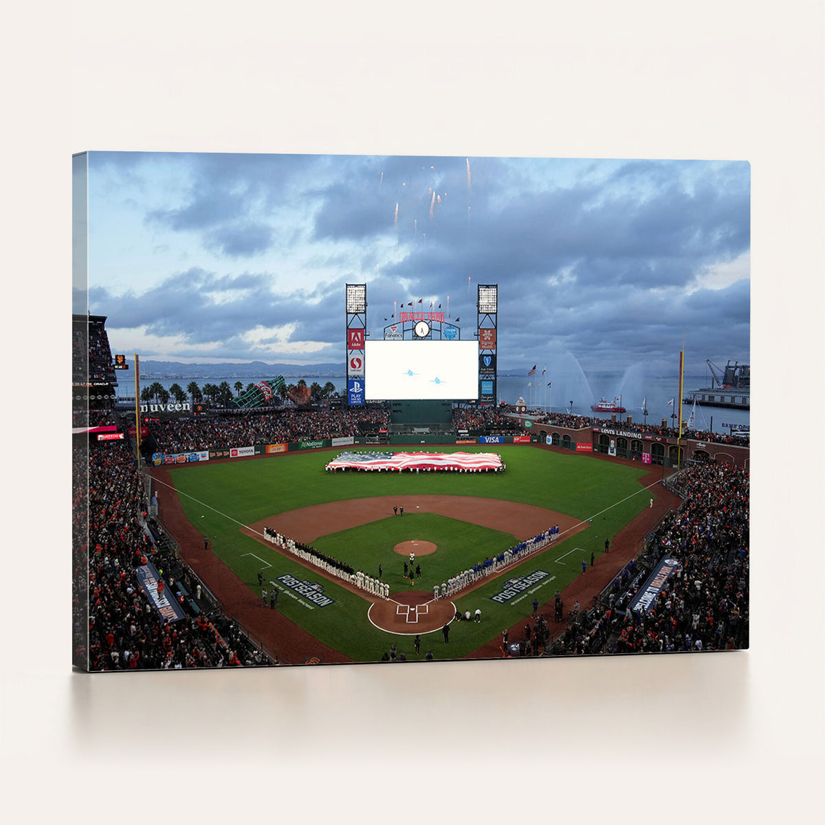 44631-MGV-CV-36X24 - Oracle Park San Francisco Giants Wall Art | Oracle Park Stadium Canvas Print
