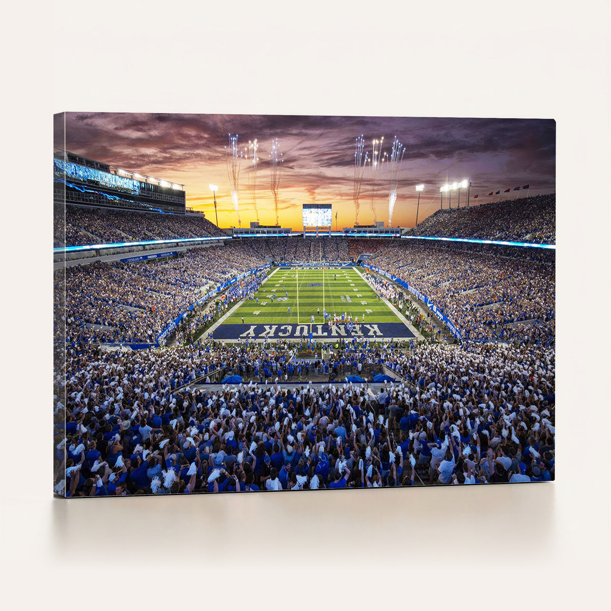 78524-MGV-CV-36X24 - Kroger Field Wall Art Print, Kentucky Stadium Wall Art