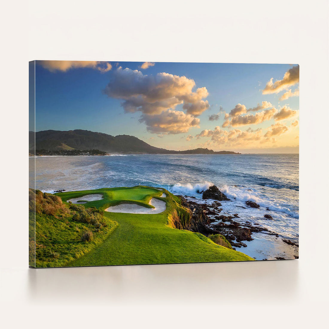 Pebble Beach Golf Links Wall Art Canvas Print