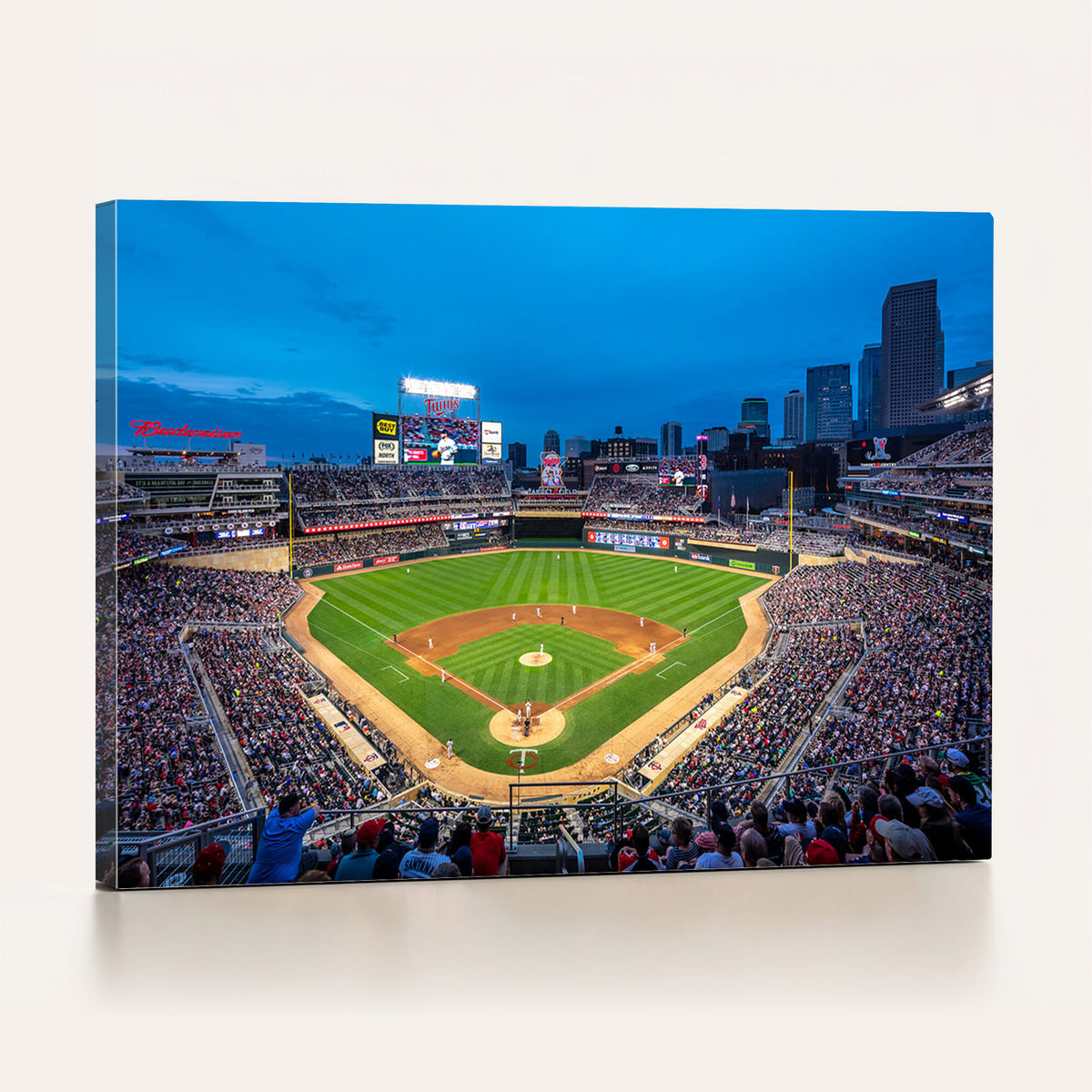 77273035-MGV-CV-36X24 - Target Field Stadium Wall Art Canvas Print, Minnesota Twins