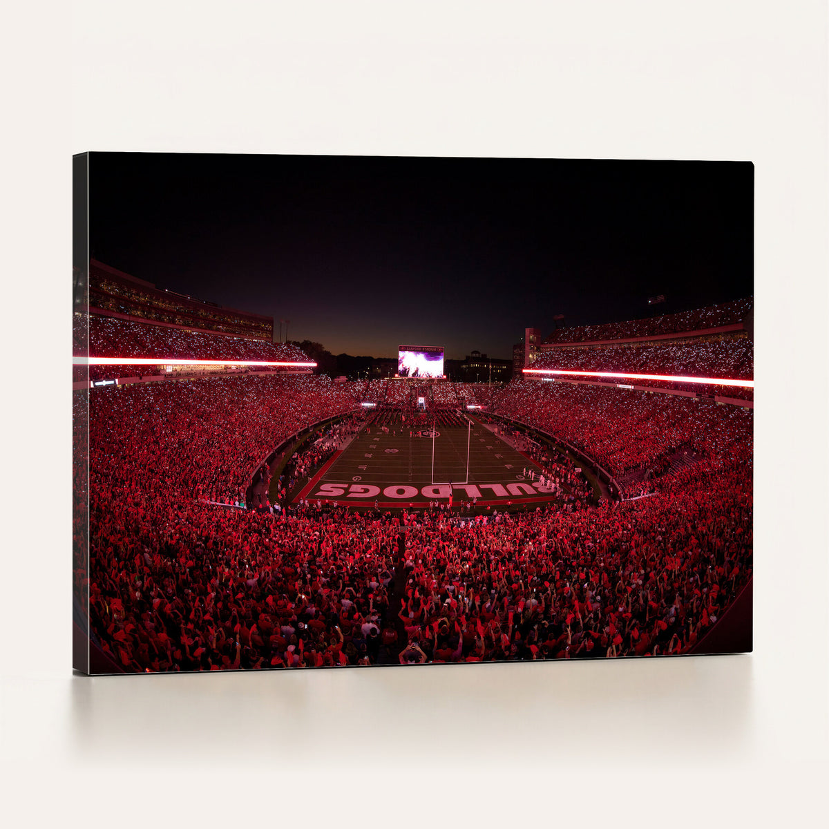 76277124-MGV-CV-36X24 - Sanford Stadium Wall Art Canvas Print – Georgia Bulldogs Football Artwork Print for Home, Office, and Sports Room Decor