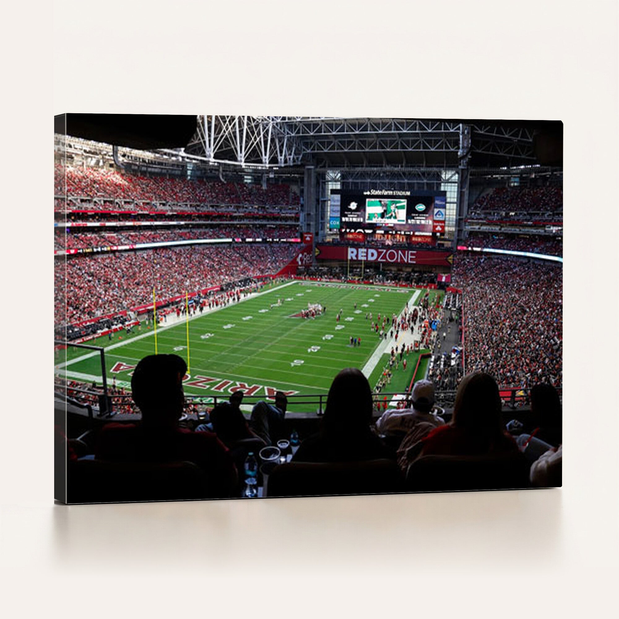 84196298-MGV-CV-36X24 - State Farm Stadium Canvas Wall Art, Arizona Cardinals Football Stadium Print, Glendale NFL Arena Photography Artwork