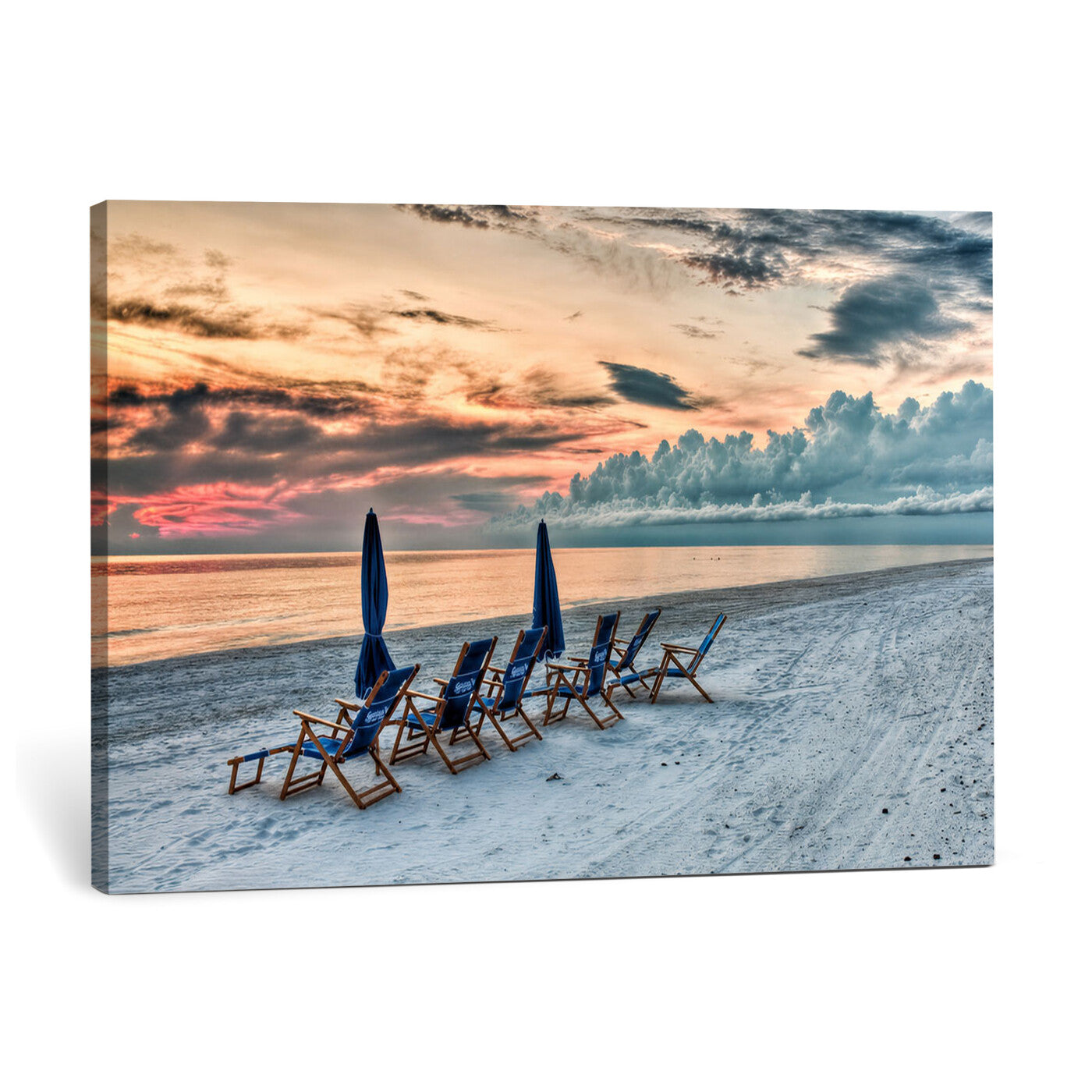 17237006-MGV-CV-36X24 - Serene Gulf Solitude Wall Art Canvas Print