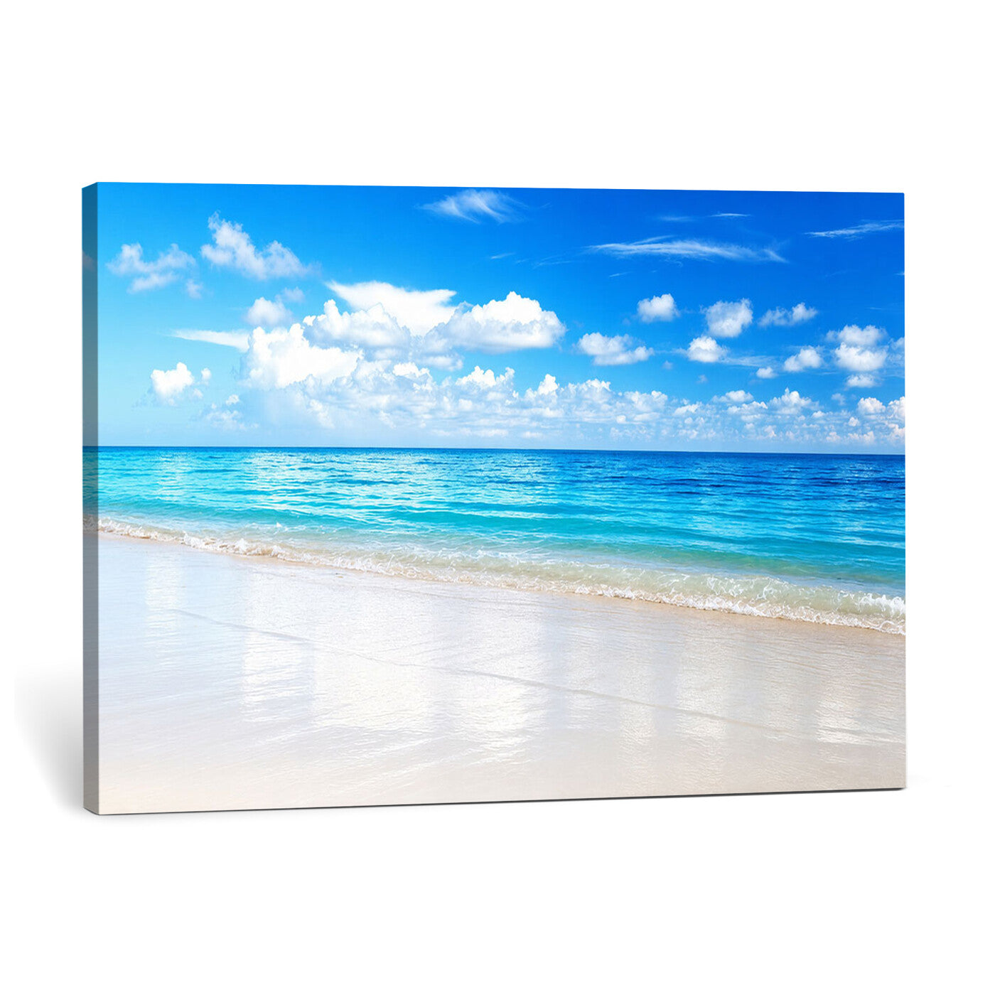 67491909-MGV-CV-36X24 - Tropical Beach Ocean Wall Art Canvas Print for Home Decor