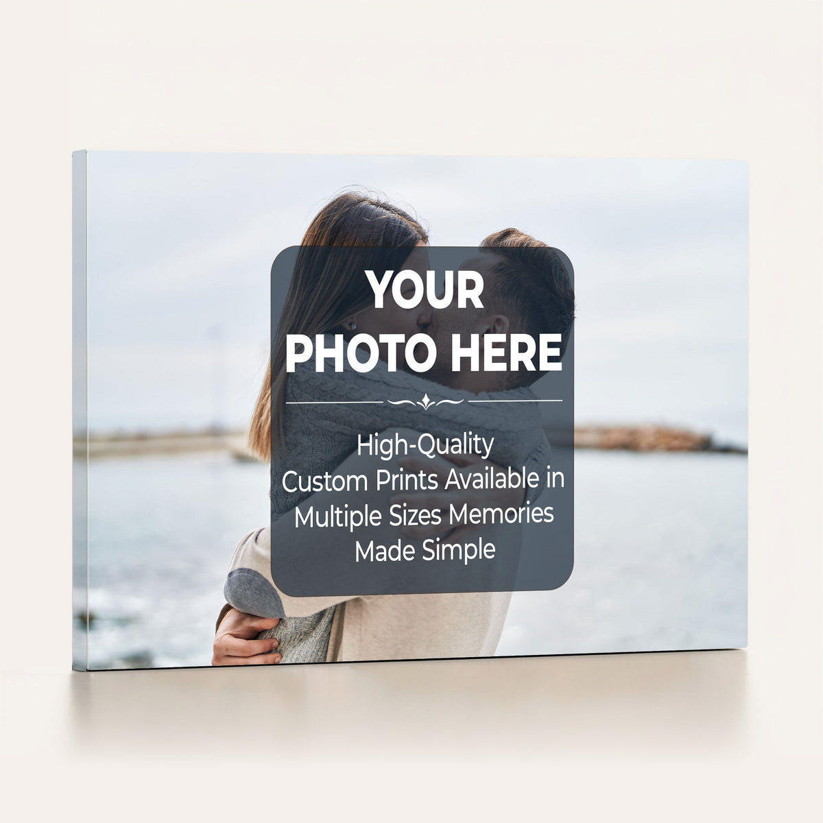 29940442-MGV-CV-24X16 - Create Your Own Canvas Print, Framed Personalized Photo Wall Art