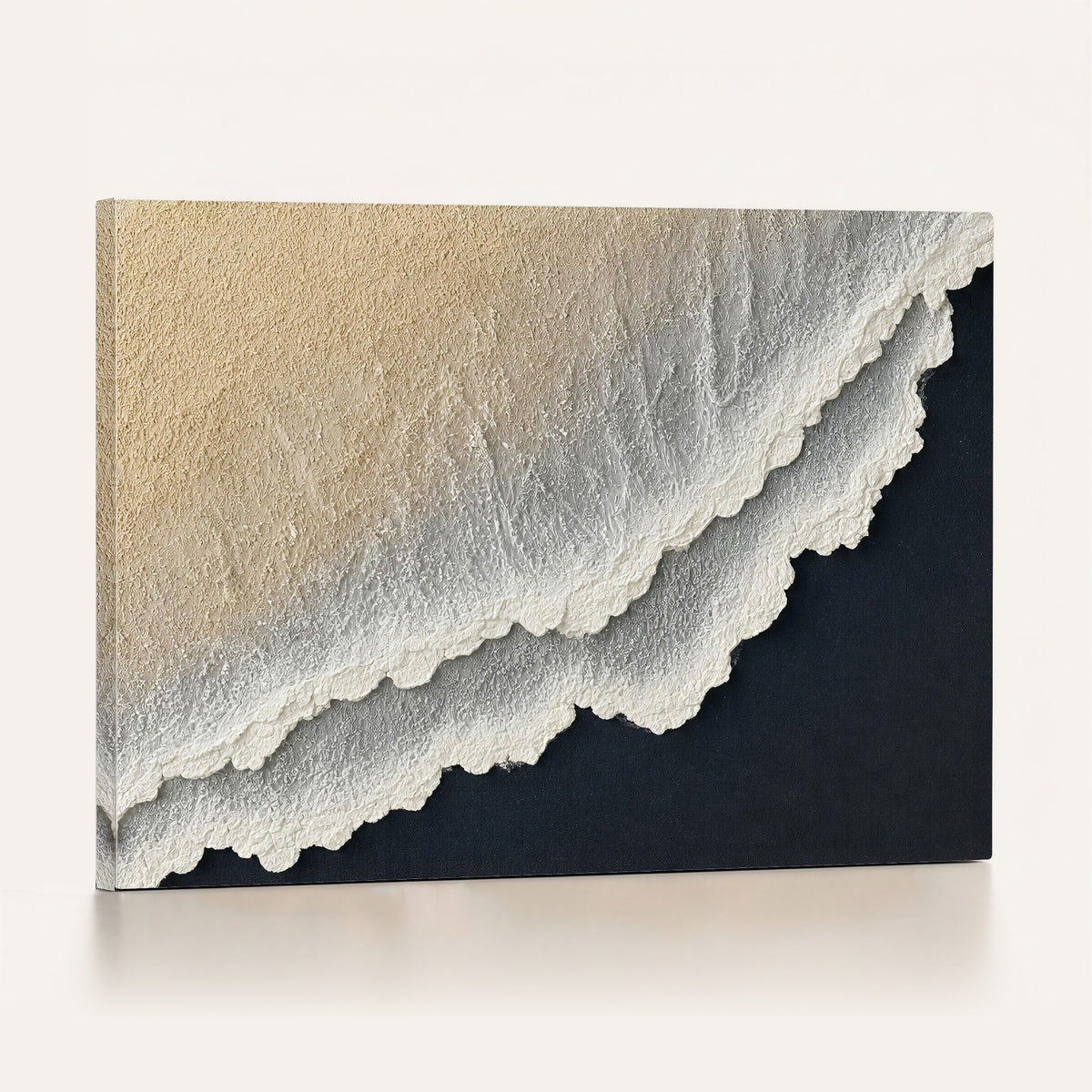 32969959-MGV-CV-24X16 - Abstract Ocean Wave Canvas Wall Art, Coastal Beach Wall Decor for Living Room