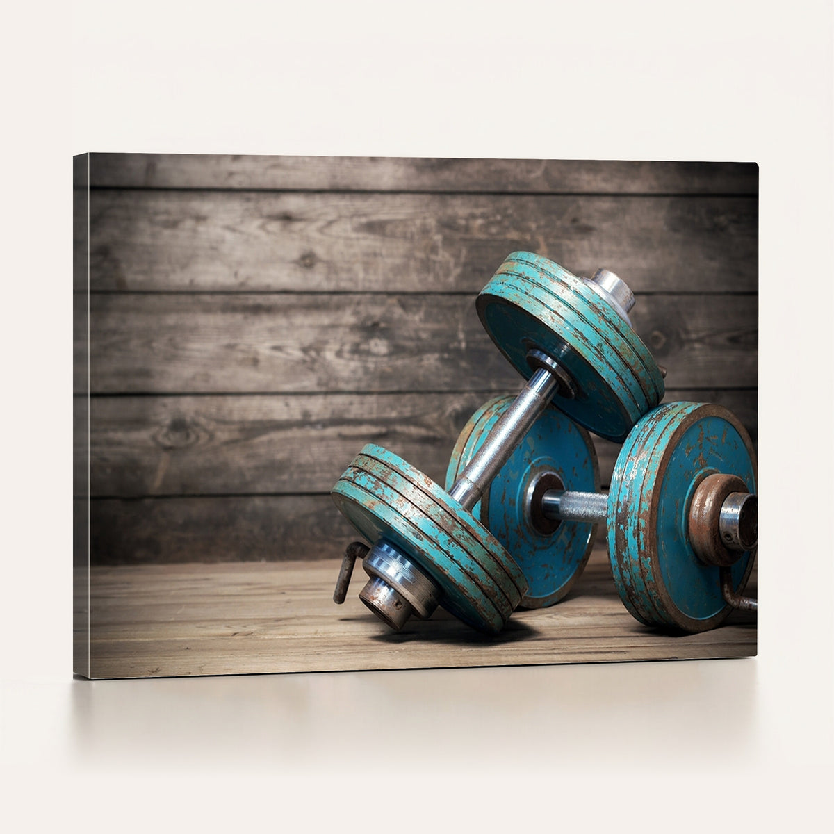 39364-MGV-CV-36X24 - Dumbbell and Sport Wall Art Canvas Print