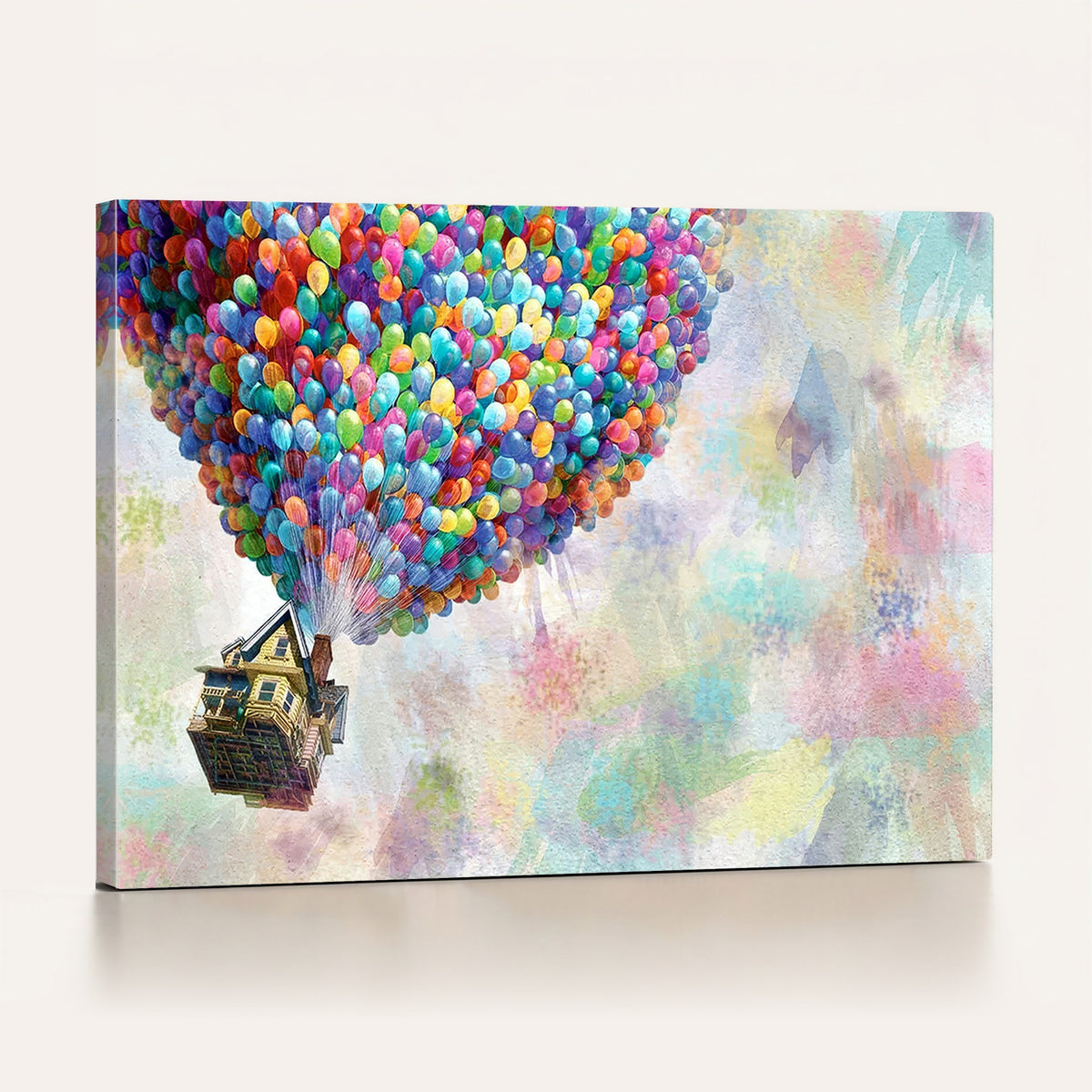 48558-MGV-CV-24X16 - Look Up Pixar Wall Art, Up Pixar Canvas Print for Kids Play and Game Room Decor