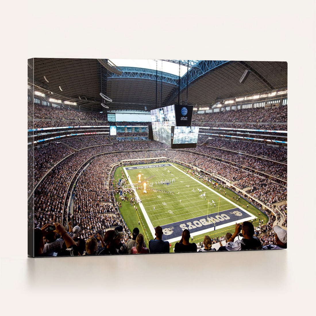 Dallas Cowboys Football Team Print - Arlington AT&T Stadium