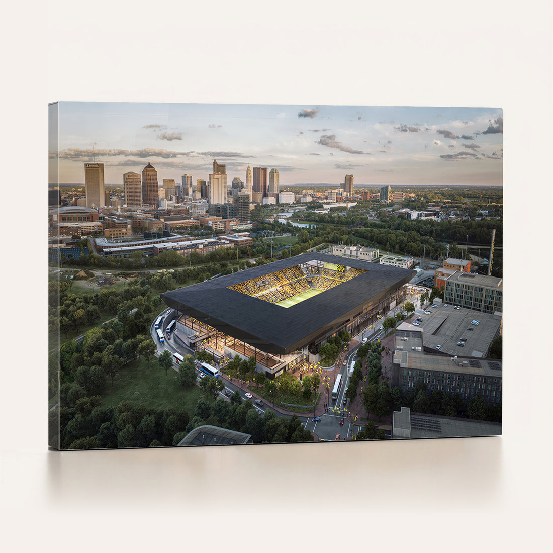 Columbus Crew Soccer Team Print, Columbus Crew Stadium Wall Art