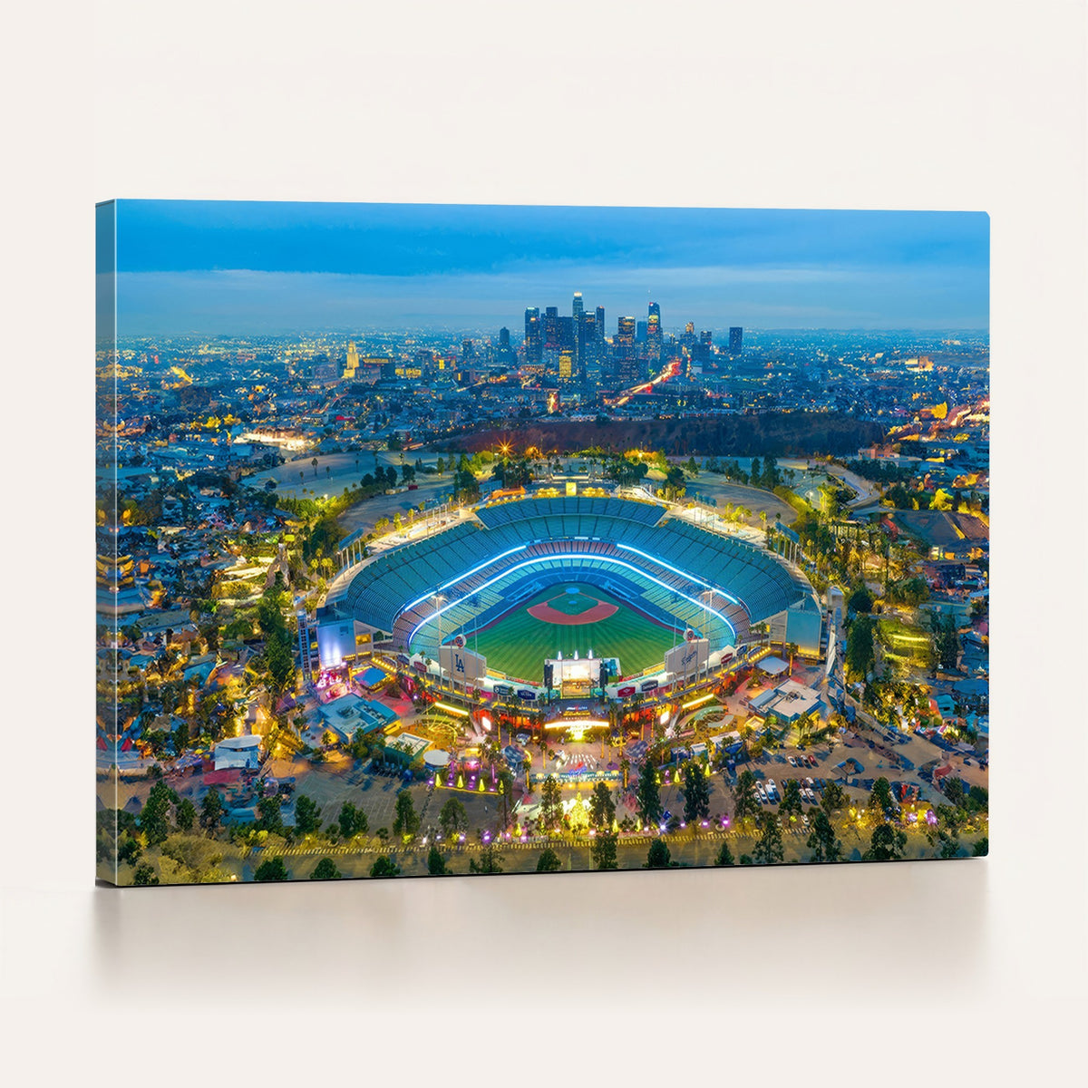 78144-MGV-CV-24X16 - Los Angeles Dodgers Wall Art Canvas, Dodger Stadium Wall Art