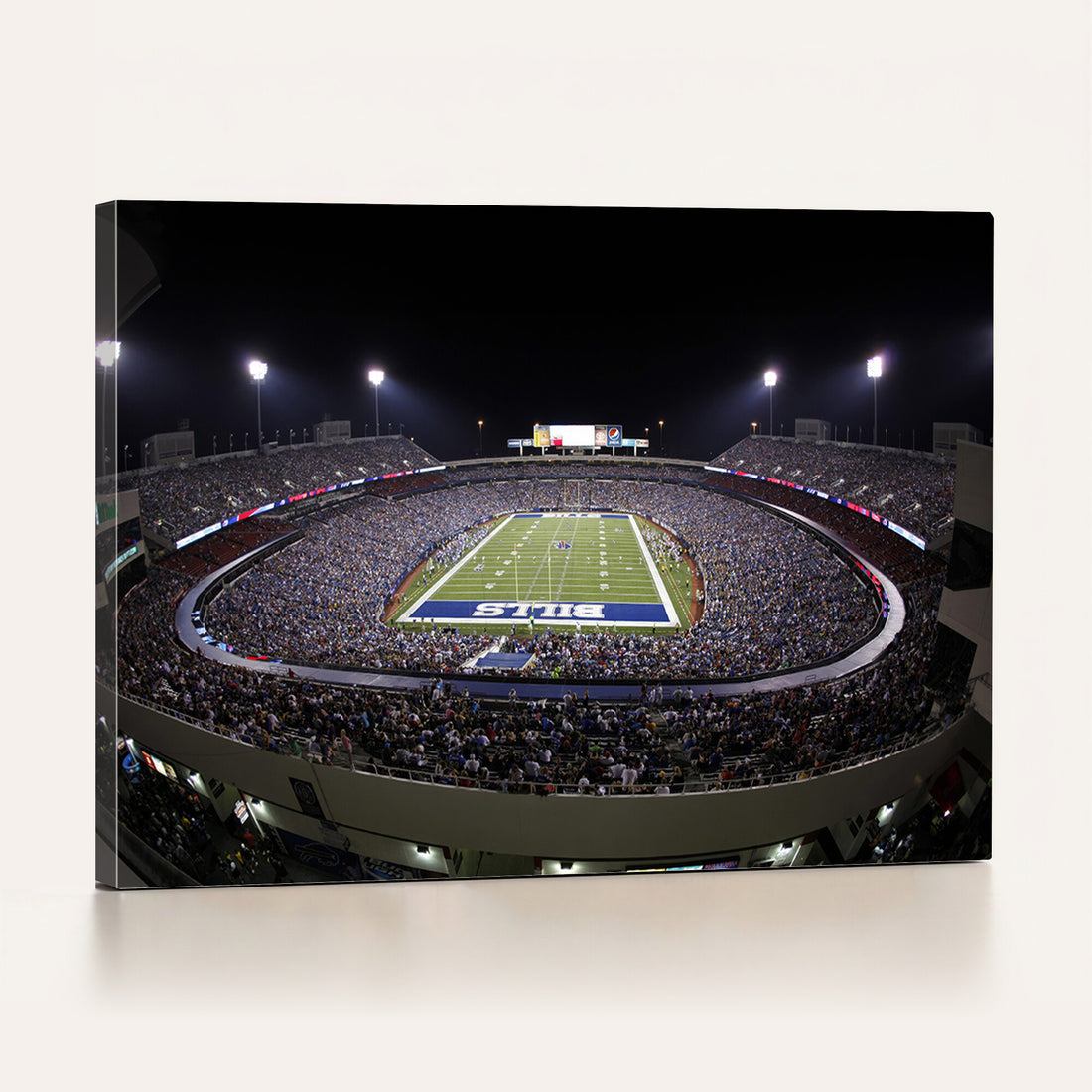 Buffalo Bills NFL Football Team Print, Buffalo Highmark Stadium Wall Art