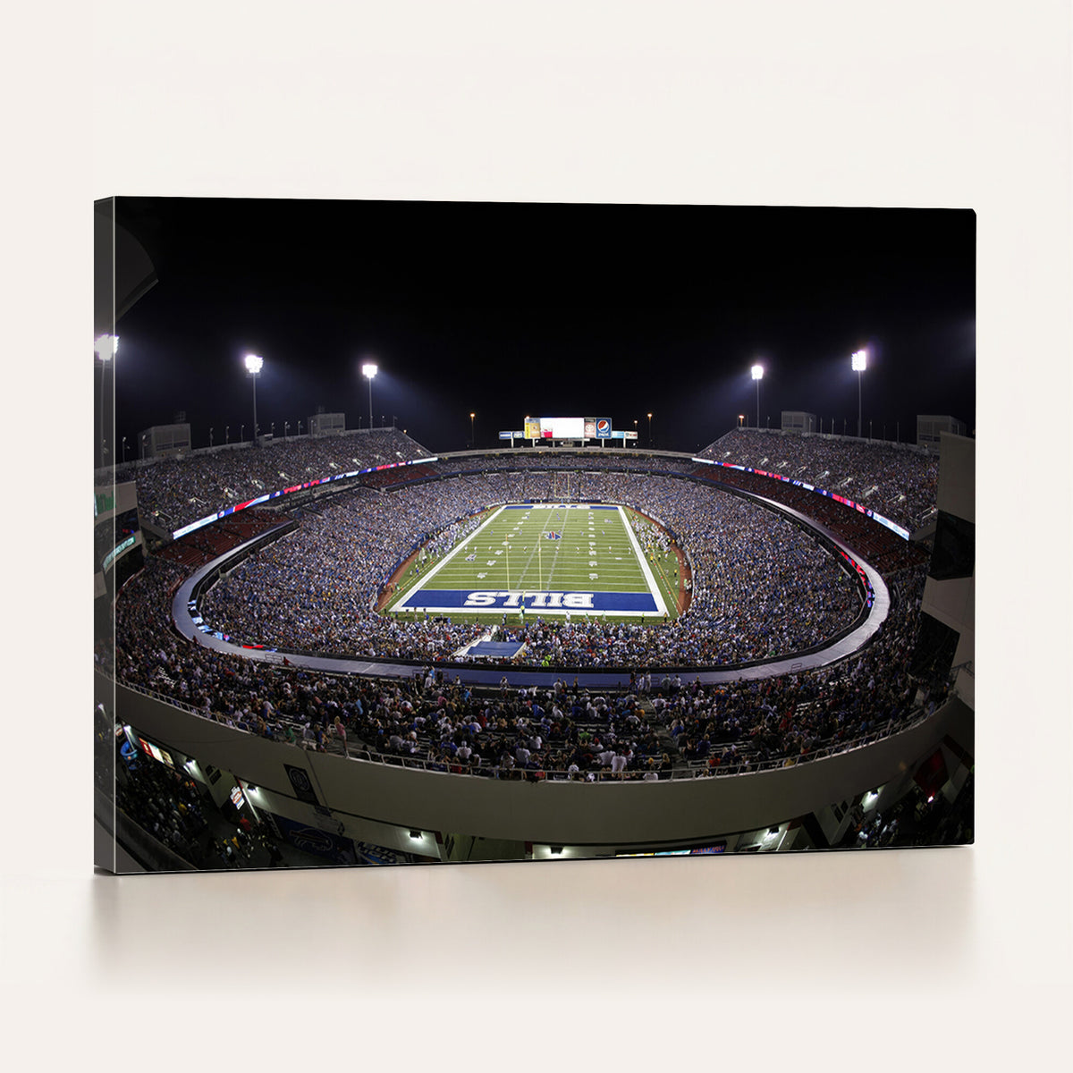 98546-MGV-CV-36X24 - Buffalo Bills NFL Football Team Print, Buffalo Highmark Stadium Wall Art