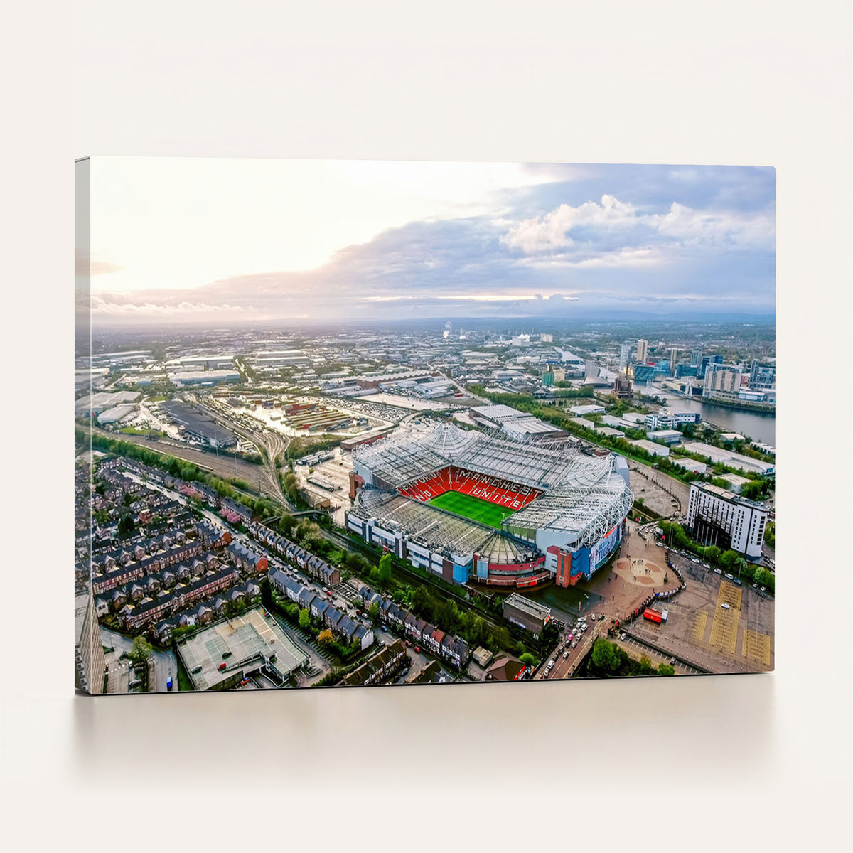 85657-MGV-CV-36X24 - Old Trafford Manchester United Stadium Wall Art Canvas Print