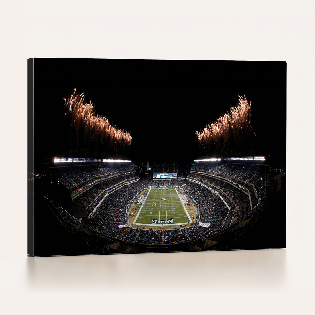 Eagles Field Stadium Wall Art, Philadelphia Eagles Football, Framed and Ready to Hang
