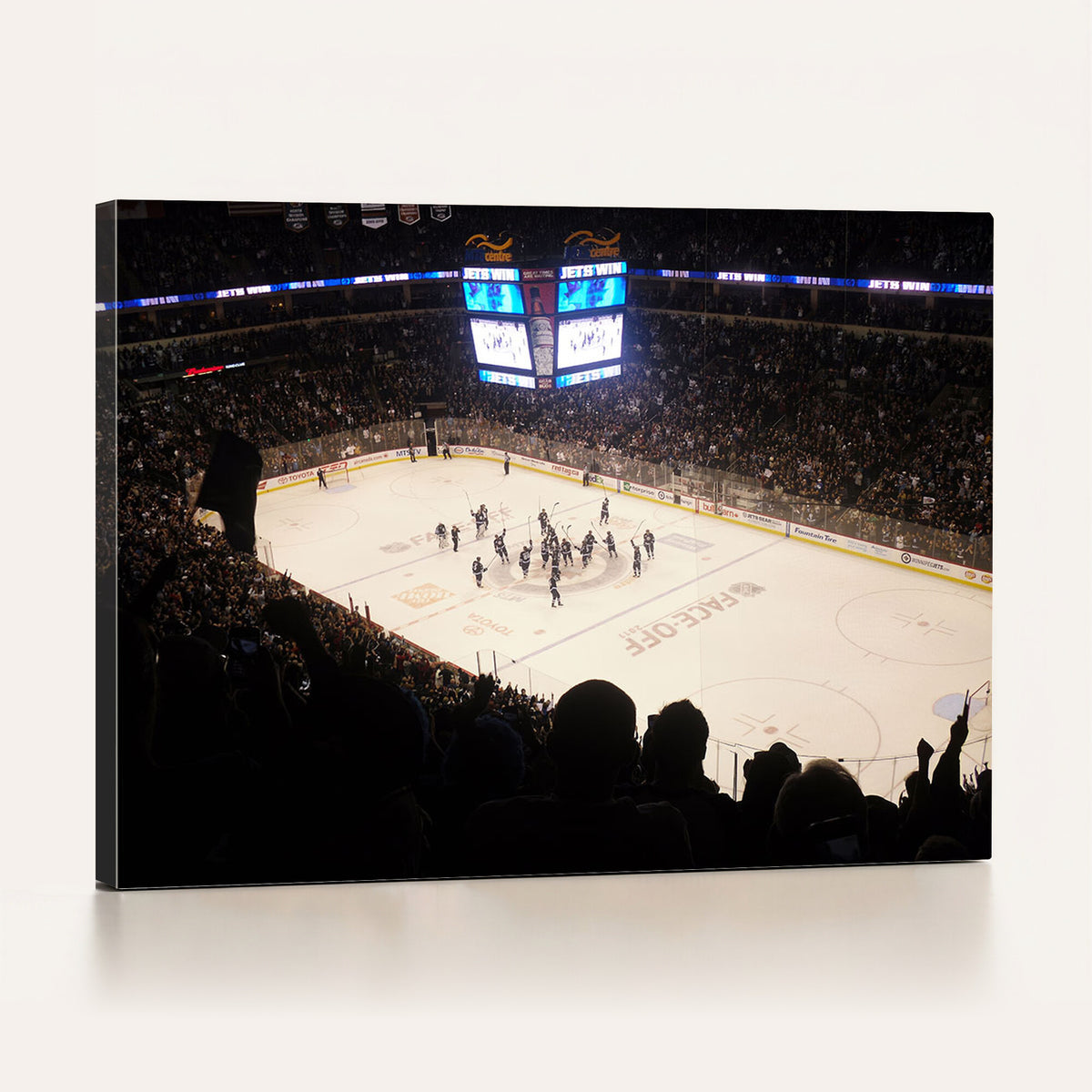 22497-MGV-CV-36X24 - Canada Life Centre Wall Art | Winnipeg Jets Hockey Team Print Canvas | Ready to Hang | Winnipeg Wall