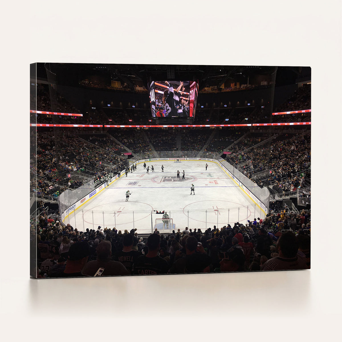 14802-MGV-CV-36X24 - T Mobile Arena Paradise Nevada Vegas Golden Knights Ice Hockey Stadium