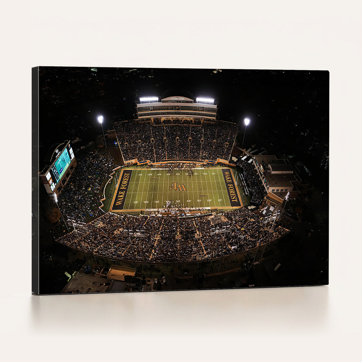 20605-MGV-CV-36X24 - Wake Forest University Demon Deacons Canvas Print, Football Team Wall Art