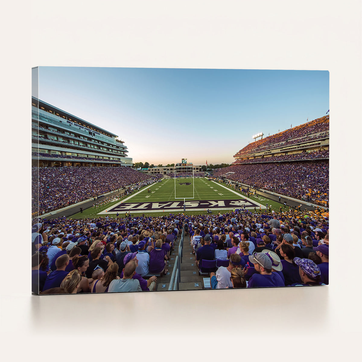 82792-MGV-CV-36X24 - Kansas State University Wildcats Football Team Print - Manhattan Bill Snyder Family Football Stadium