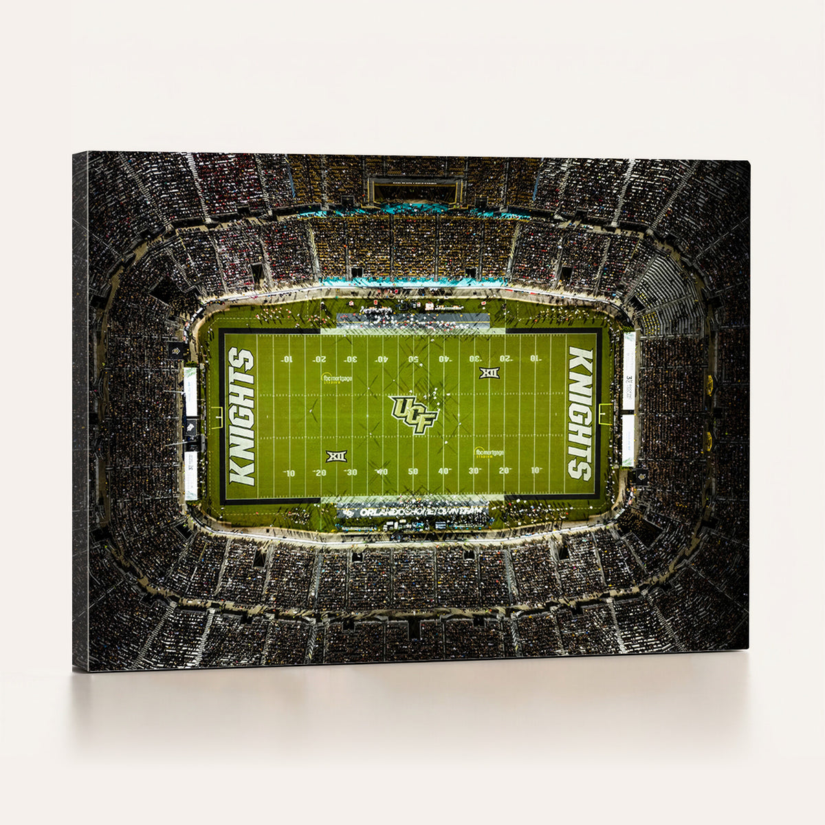 58050-MGV-CV-36X24 - UCF Knights Football Team Print - Orlando FBC Mortgage Stadium Wall Art, UCF Knights Canvas Print