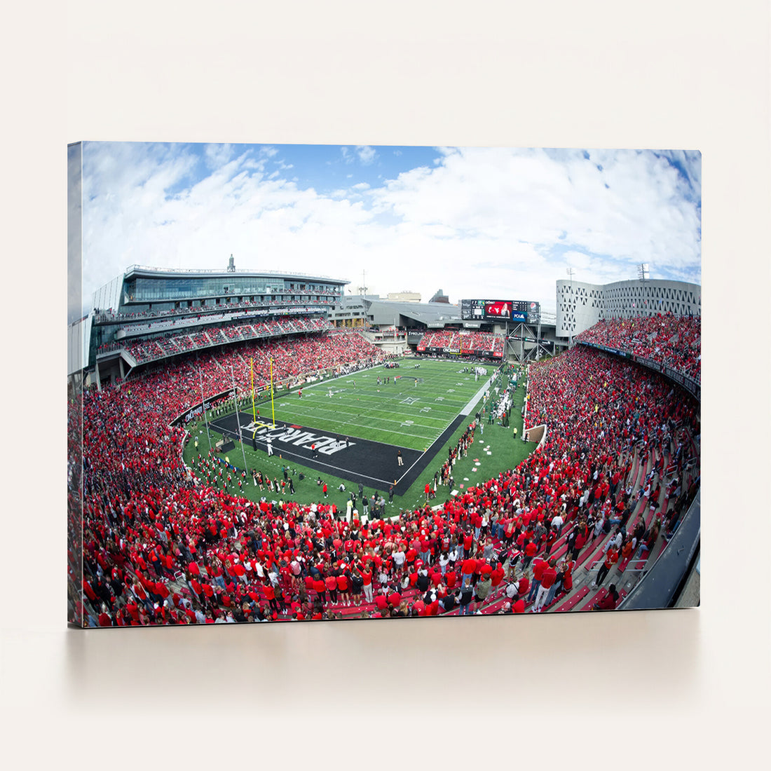 Cincinnati Bearcats Football Team Print, Nippert Stadium Wall Art