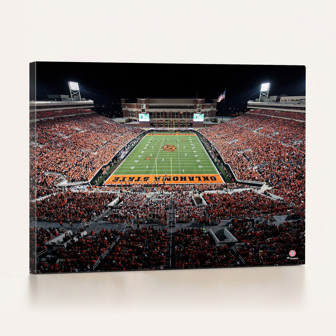 Oklahoma State Cowboys Canvas Print, Football Team Print