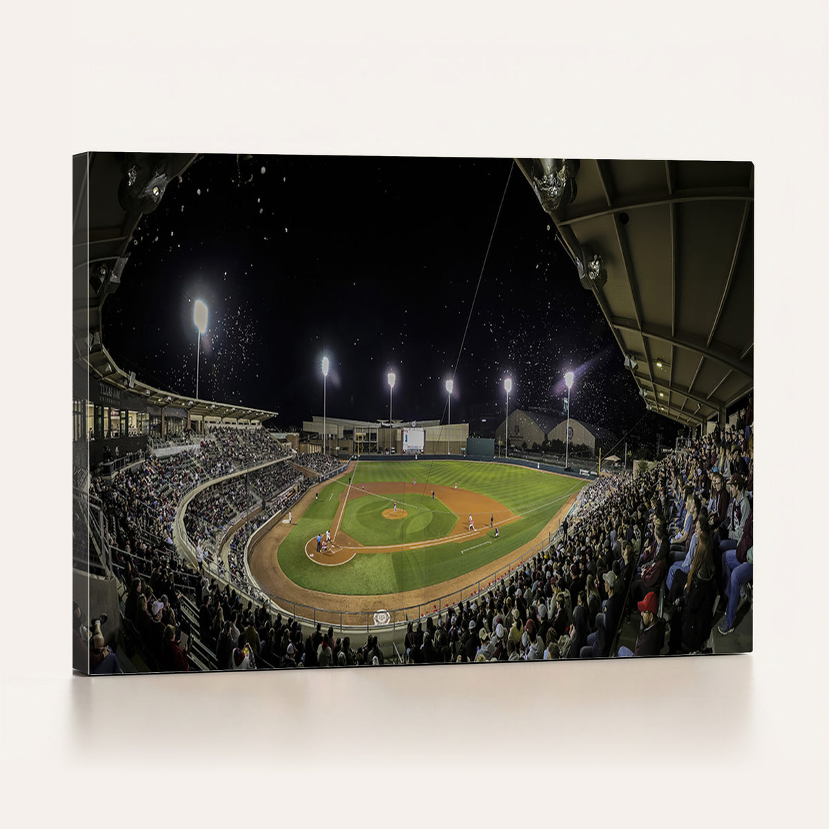 10262-MGV-CV-36X24 - Olsen Field at Blue Bell Park - Texas A&M Aggies Baseball Stadium Wall Art Canvas Print