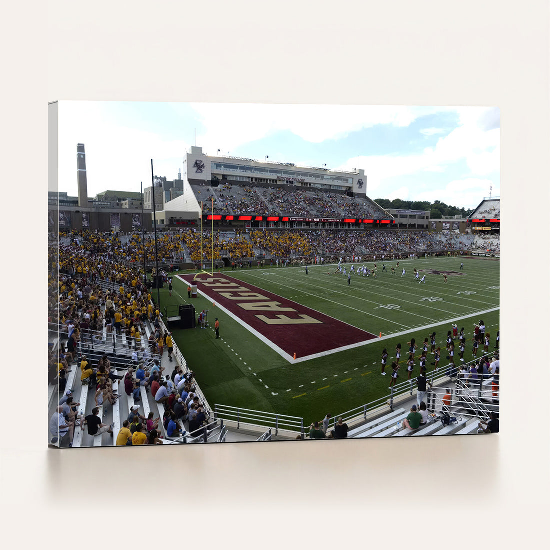 Boston College Eagles Football Team Print, Boston Alumni, Framed and Ready to Hang